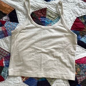 ARQ Cream Crop Tank
